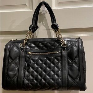Brooks Brothers Quilted Calfskin Barrel Bag. Can be used as Shoulder Bag